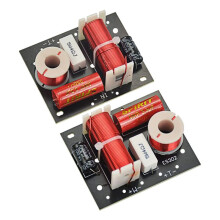 2Pcs Lautsprecher Crossover Lautsprecher Frequency Divider Board Treble Bass Audio Crossover Filter Frequenzverteiler