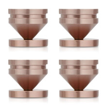 4PCS Speaker Stand Feet Foot Pad Aluminium Alloy Metal Shock-Absorbing Cone Floor Foot Nail CD Player Stand M23x20 C
