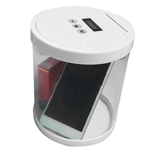 Timer Lock Box Mobile Phone  Lock Box to Prevent Excessive Drinking, Eating Candy and Playing Games White