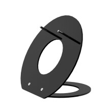 Suporte de Alto-Falante Antiderrapante para Alto-Falante Boomerang Neckband Suporte de Mesa de Acrílico Suporte de Base Preto