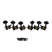 Vintage Open Gear String Tuners Stemsleutels Sleutel voor Akoestische Klassieke Gitaar Accessoires Zwart