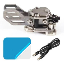 CW Morse Key Double Paddle Code Keyer in Aluminium Alloy for Practise Beginner CW Telegraph Shortwave Radio