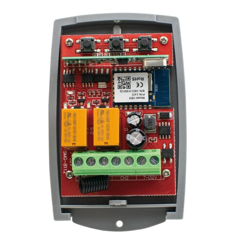 Wifi 433MHz Rolling Code Garage Door Remote Control RF Receiver   Relay 85-250V  Life APP 2