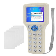 RFID NFC Card Reader+5XCUID Card RFID Duplicator 125K 13.56MHz IC/ID Key Writer RFID Programmer Key Replicator