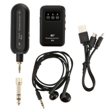 Sistema de Monitor Intra-Auricular Sem Fio Sistema IEM Sem Fio de 2,4 GHz com Transmissor e Receptor Automático para Studio Live
