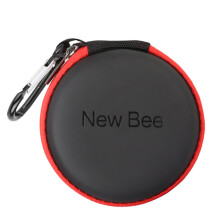 New Bee Earbuds Carrying Case Cover Headsets Protector EVA Waterproof Travel Storage Bag for Wired Earphones USB Cable