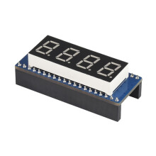 4-Siffrig 8-Segment Displaymodul för Raspberry Pi , Inbyggd 74HC595-Drivrutin, SPI-Kompatibel, Lätt Att Köra