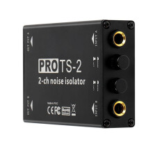 TS-2 Audio Isolator Dual Channel 1/4inch 6.5 Ruisonderdrukkingsfilter Ruisonderdrukkende Aardingsringisolatie