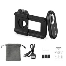 Mobile Phone Microscope Lens with CPL LED 3 in 1 Macro Magnifier Kits Biological Microscope for Phone Lens 150X