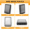 Touch MP3 MP4 Music Player com Alto-Falante 2,4 Polegadas IPS Touch Screen TF Card Lossless Audio E-Book 3