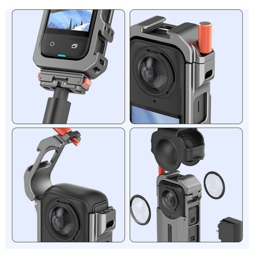For  X4 Shockproof Protective Rabbit Cage Expansion Case for  X4 Metal Frame Accessories