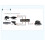 FJGEAR AV Switcher 4 Into 1 Out Av RCA  Interface Audio and Video Switcher Multi-Function 4-Way AV Switcher 8