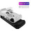 TPU Protective Case with Stand for   Ally X Game Console, Durable Cover Shell for Enhanced Gaming White 8