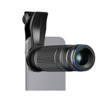 Téléobjectif 7X avec Clip D'Objectif de Téléphone pour Cage de Téléphone à Filetage 17 mm/Étui de Téléphone/Plaque Arrière