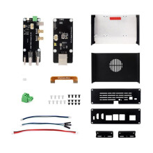 Multifunctionele Alles-In-Één Minicomputerkit Ontworpen voor Raspberry Pi 5, Behuizing van Aluminiumlegering voor PCIe-Adapter A