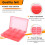 Custodia per Schede di Gioco 28 In 1 per  3DS - Portacartucce Resistente Rosso 3
