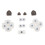 1Set for PS4 JDS-001 Controller Trigger Buttons 3D Sensor Analog Thumb Stick Caps & Screws Tools 4