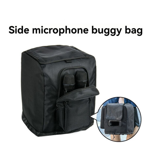 Speaker Cover Shockproof Protective Speaker Case with Side Microphone Storage Bag for  PartyBox Encore Essential 1