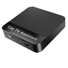 Car TV Auxiliary Box for CarPlay Auto 2.4G+5GHz WiFi BT5.0 Support -Compatible Multimedia Adapter Wireless CarPlay