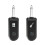 2.4G Wireless Instrument Pickup Rechargeable Transmitter Receiver for 6.35mm Audio Interface Electric Instruments Black 1