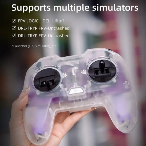 For HGLRC C1 Remote Controller 8CH 500mW ELRS 2.4G TX Module BT4.2 for RC Airplane FPV Drone Beginner 1