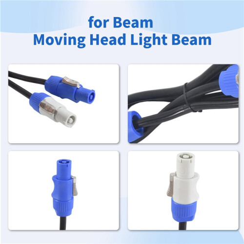 1M AC-Strömkabel för  Moving  Light  5R/7R Moving  Light Extension Powercon-Kabel 2