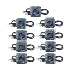 9st 100 Graders Kameramodul 1MP OV9732 1280x720 USB-Fri Drivrutin Manuell Fokus med 3 Meter Kabel för WinXP/7/8/10