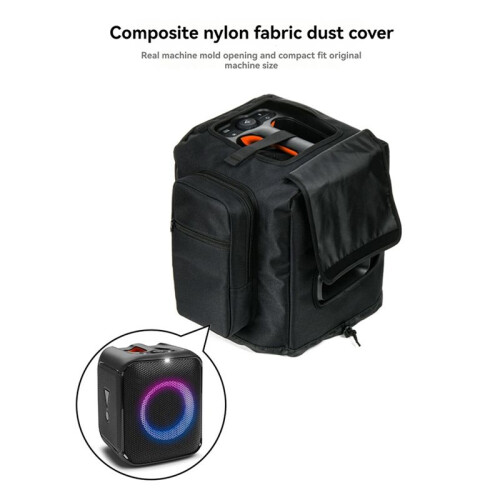 Speaker Cover Shockproof Protective Speaker Case with Side Microphone Storage Bag for  PartyBox Encore Essential 2
