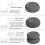 6pcs Thumb Stick Grip Caps Non-Slip Handle Rocker Button Cap for  One Game Controller Accessories Gray 5