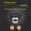 2 Peças 2.75 Polegadas 70.6mm Mid Bass Speaker 4Ω15W Dual Magnetic  Speaker Long Course Rubber 5
