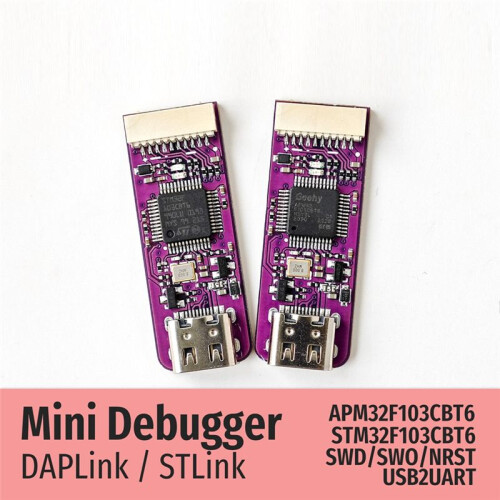 Debugger DAPLink Debugger STM32F103CBT6 Chip SWD SWO USB to Uart Module 1