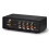 MIC+ Analog Dual VU Meter Sound Level DB Panel Display 4-Way Audio Splitter Switcher Box Music Spectrum Visualizer 5