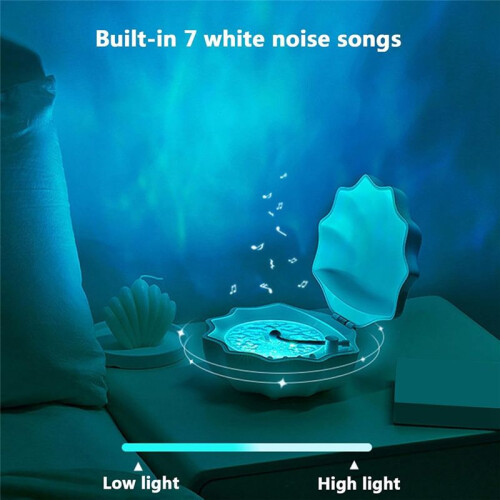 Moana Shell Speaker Shell Lamp Wireless  Speaker Subwoofer Sleeping Desktop Ornaments Gift for Friends 2