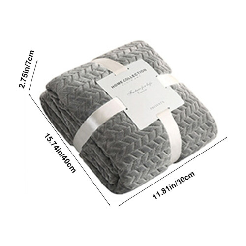 Soft Lightweight Throw Blanket Striped 40x60 Inches 2
