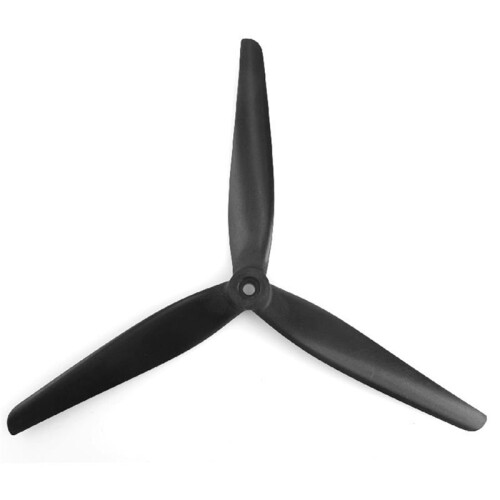 1Pairs 9X4X3 Hélice 9 Polegadas 3 Lâminas CCW + CW Hélice X8 Paddle Hélice Preta para FPV Drone 2