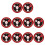 10PCS Call Button Wireless Pager Waiter Calling System for Restaurant Hookah Bar Cafe Bar Customer Service Red 1