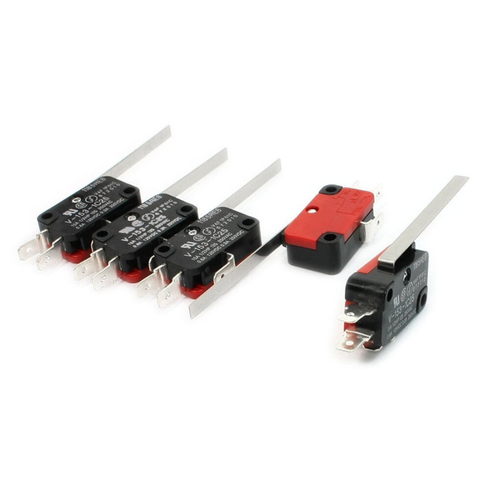 Spdt 1No 1Nc Hinge Lever Actuator 5 Pcs 9178400442391