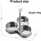 Egg Poacher Stainless Steel 3-Cup Breakfast Pan 2