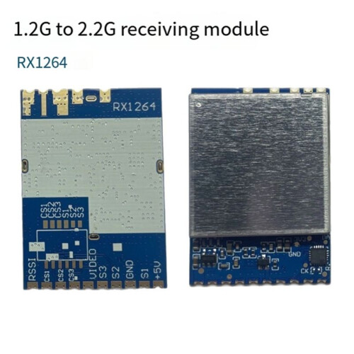 1.2G 1.3G RX1264 FPV Wireless Image Transmission Module Audio and Video Transmitter and Receiver for Drones 1