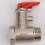 水加热器泄压阀 黄铜镀镍 0.8MPa 5