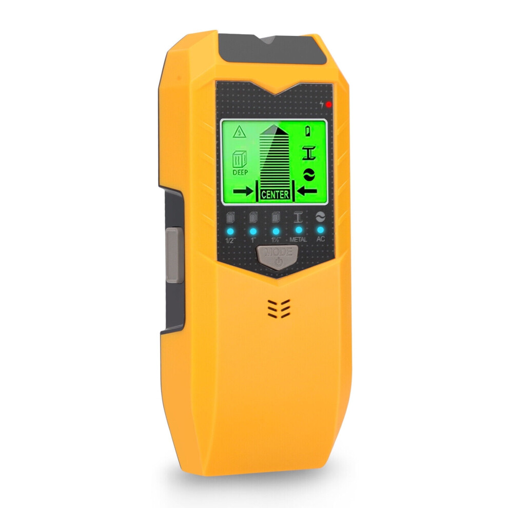 Stud Finder Detector Lcd Wood Ac Wire Metal 5-In-1 9336866002171