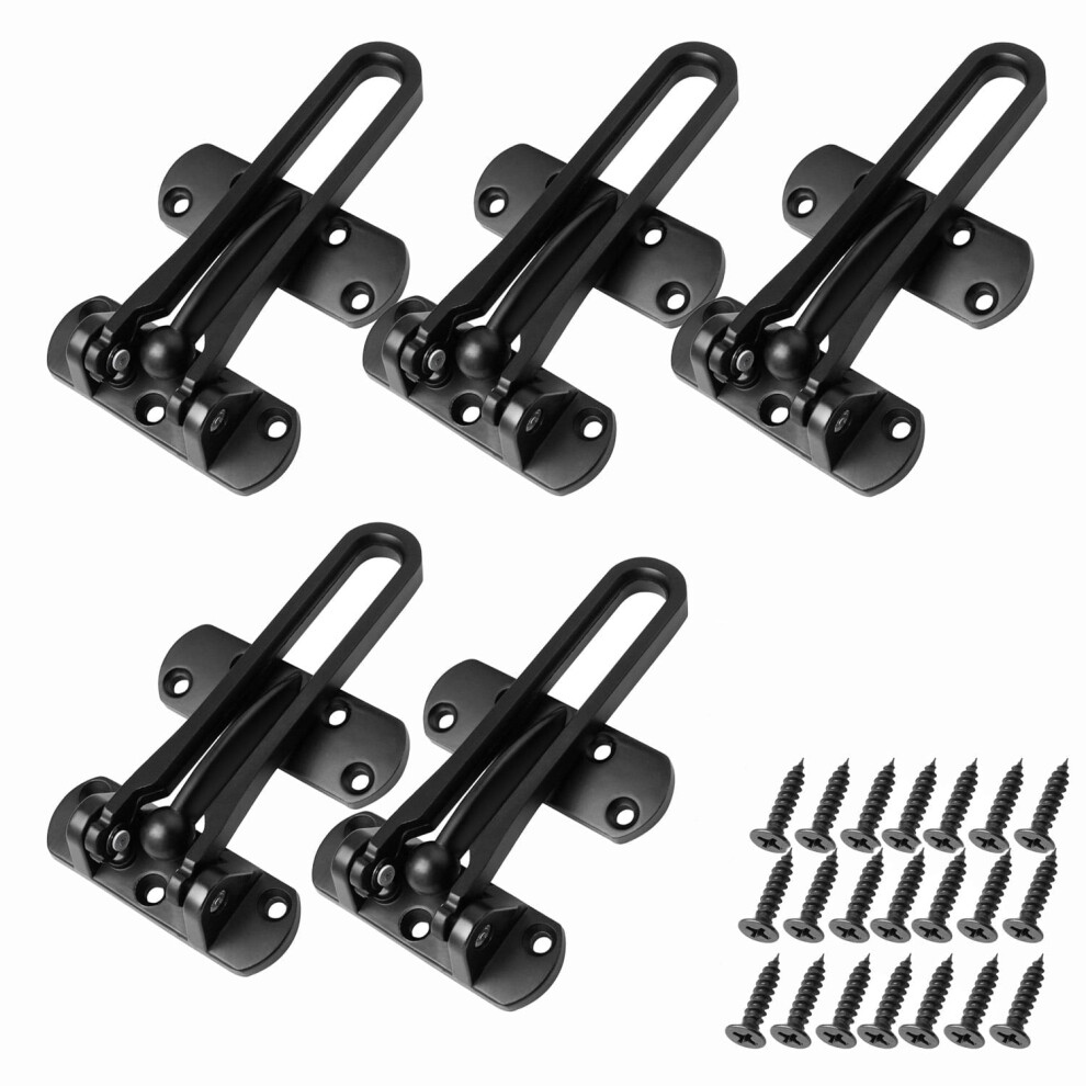 Swing Bar Door Latch Zinc Alloy 5 Pack 9336866002836