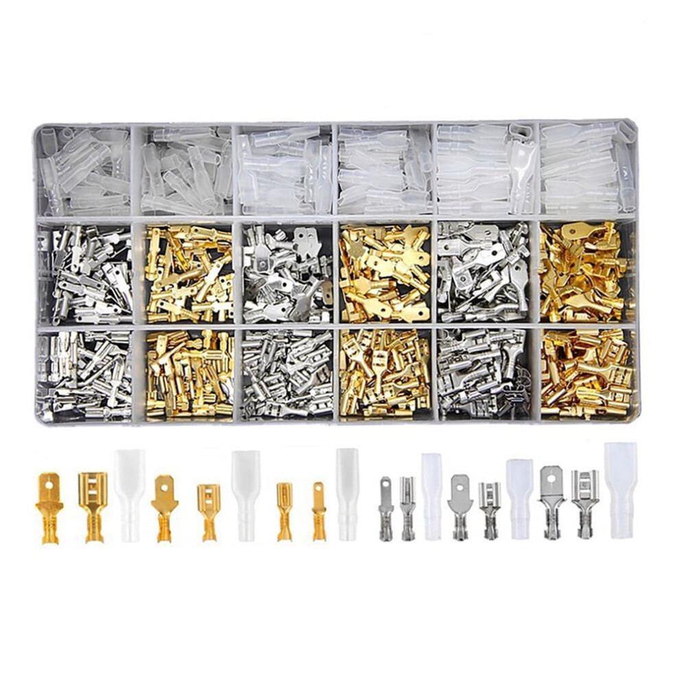 Cold Pressed Spade Terminal Connector 720 Pcs 9178400435492
