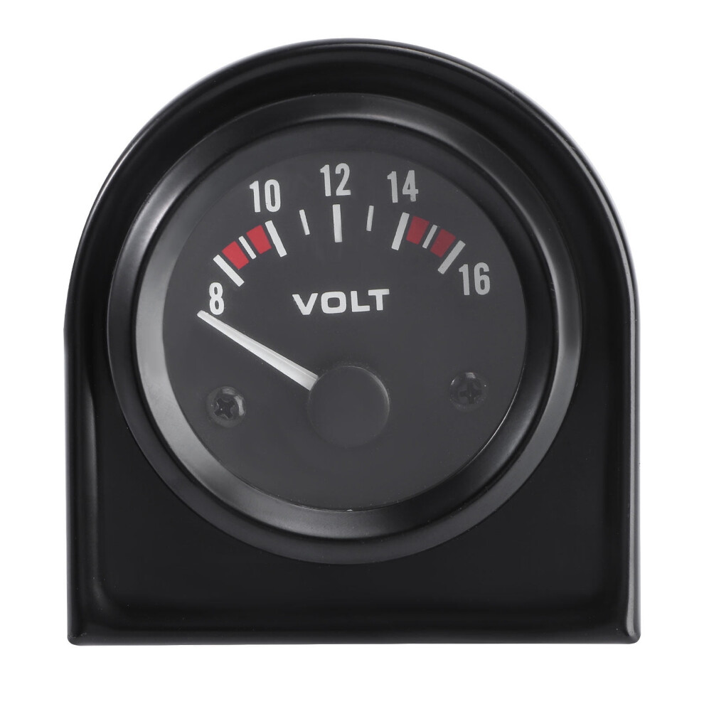 52Mm Dc 12V Voltmeter Gauge For Automotive 8Â16V With Led 9178400435171