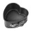 Heart-shaped cake mould non-stick 4 inch silver 7