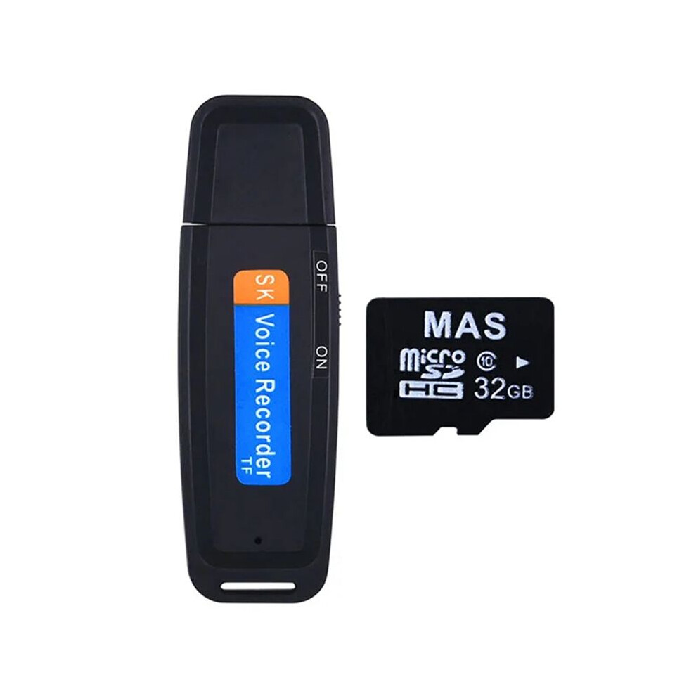 Small Usb Voice Record Digital Voice Recorder Minisound Dictaphone Audio Recorder Pen 32Gb For Meeting Interview 4714060614218