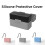 For  Mic  Silicone Protective Case Microphone Cover Anti-Drop Charging Compartment Protection Soft Shell Kit 3