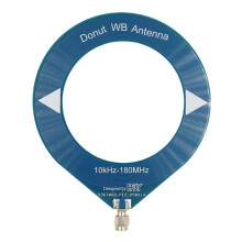 10kHz-180MHz Miniaturowa Antena Pętlowa, Pokrycie Wszystkich Pasm, Pierścień, Antena Typu Donut, Obsługuje Fale Krótkie/Średnie SDR dla Radia