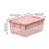 Clear Stackable Building Block Storage Box with Removable 3