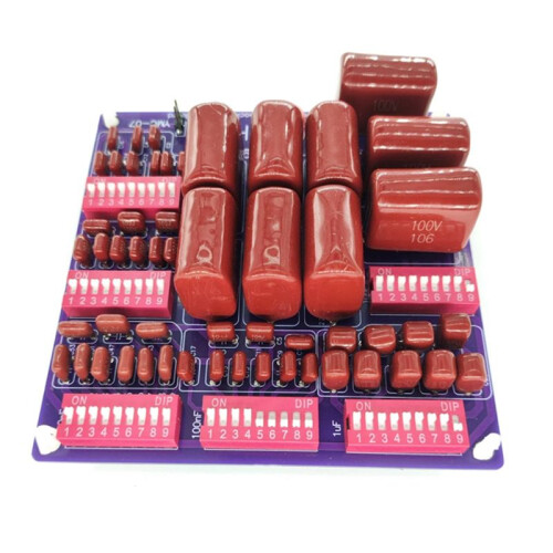 0.1nF to 99.9999uF Step Six Decade Programmable Capacitor Board Polypropylene Film Capacitor Board 1